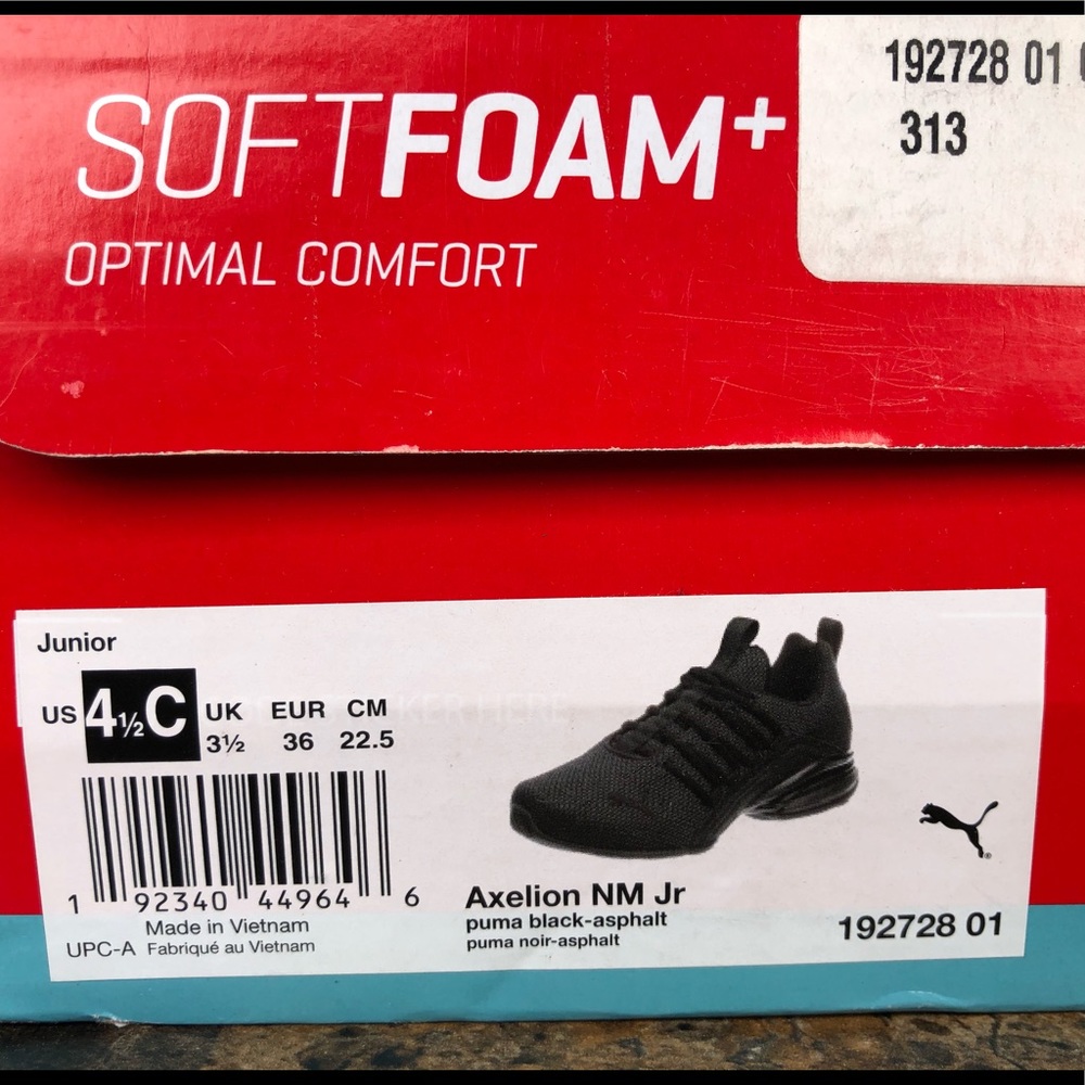 NEW  Puma Big Boys Axelion Jr. Training Sneakers - Picture 9 of 11